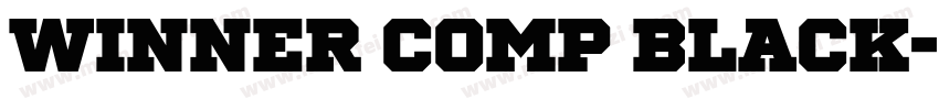 Winner Comp Black字体转换